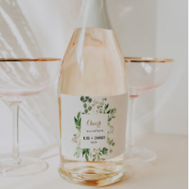 Rótulos de Vinho Espumante para Casamento de Eucal