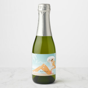 Rótulos de Vinho Espumante para Chá de Noiva