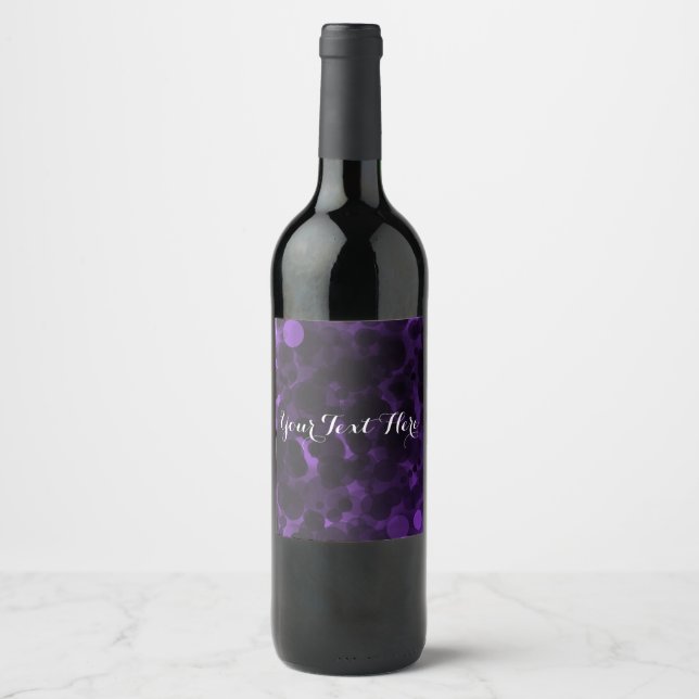 Rótulos de vinho para festa modernos e elegantes c (Frente)