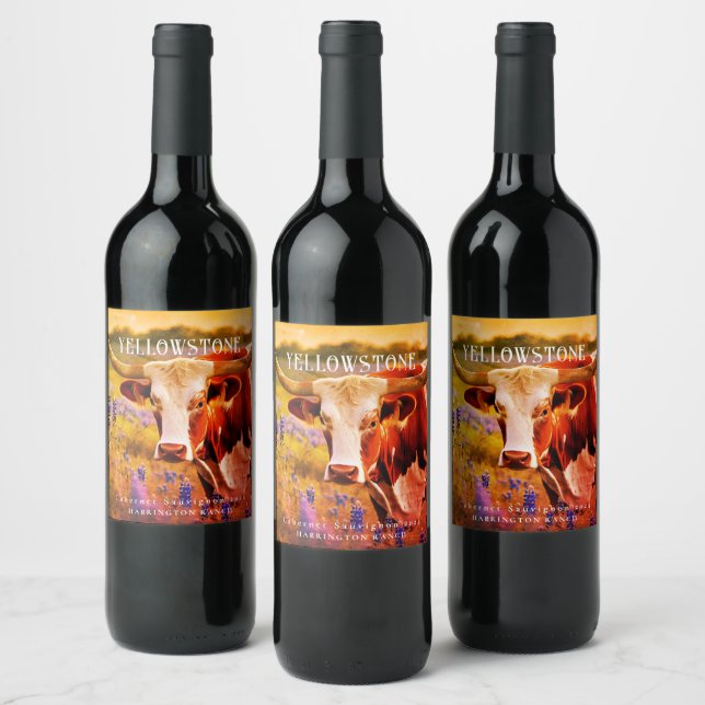 Rótulos de Vinho Personalizado Rastreado Rastreado (Garrafas)
