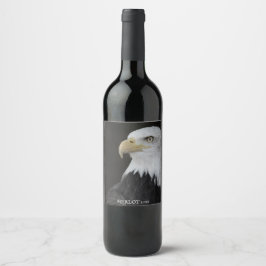 Rótulos De Vinho Personalizados Da Águia Balda Ele