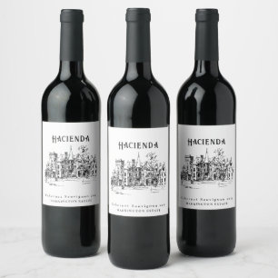 Rótulos de Vinho Personalizados da Estada do Mocku