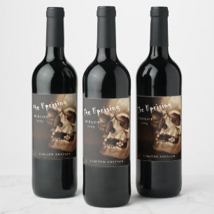Rótulos de Vinho Personalizados do Esqueleto Human
