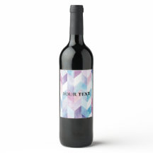 rótulos de vinho personalizados em aquarela abstra