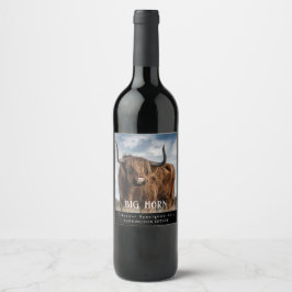 Rótulos de Vinho Personalizados para Bovinos do Ch
