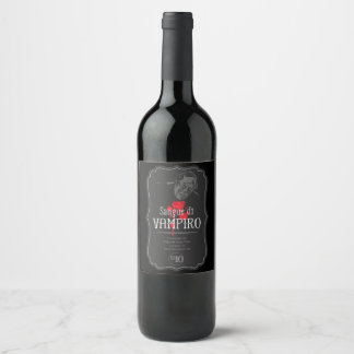 Rótulos de vinho Sangue di Vampiro
