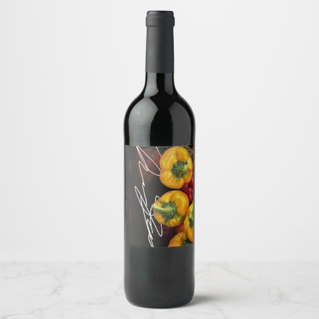 Rótulos de Vinhos com Assinatura (Frente)