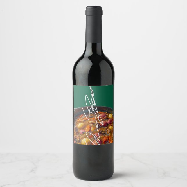 Rótulos de Vinhos com Assinatura (Frente)