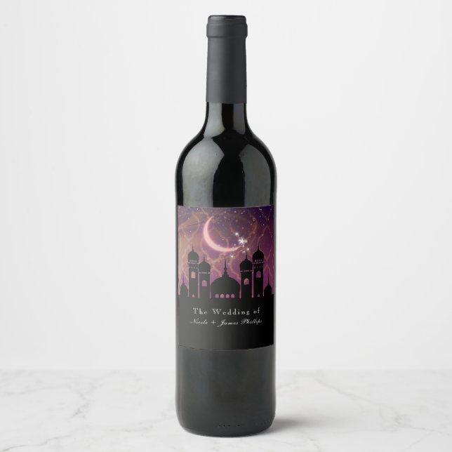 Rótulos de Vinhos Marroquinos do Oriente Médio Ara (Frente)