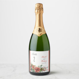 Rótulos do Número da Tabela de Casamentos de Feria