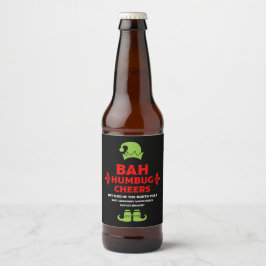 Rótulos Engraçados de Cerveja de Natal