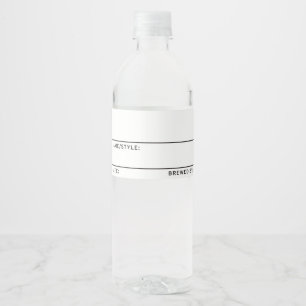 Rótulos genéricos de cerveja de homebrew do Vazio