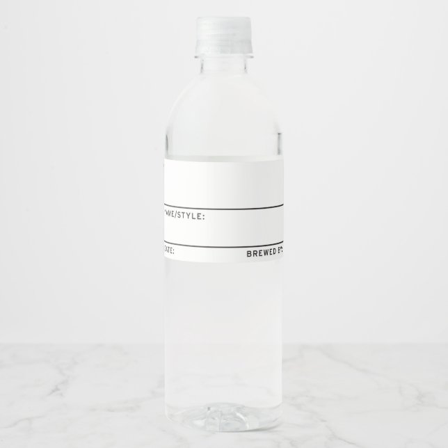 Rótulos genéricos de cerveja de homebrew do Vazio (Frente)