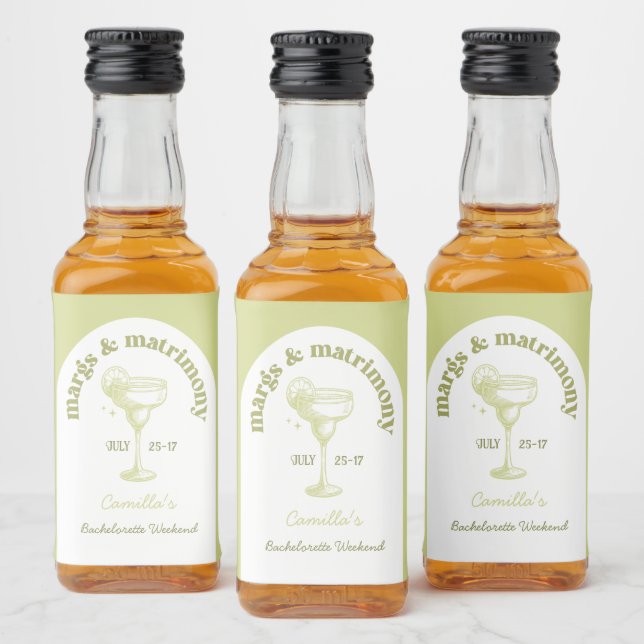 Rótulos Mini de Coquetel de Verão Tropical para De (Garrafas)