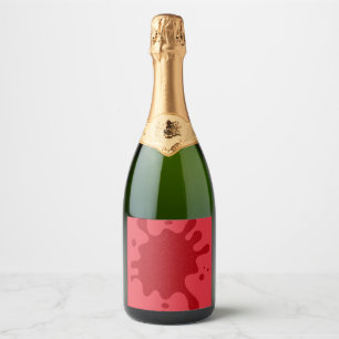 Rótulos Modernos de Vinho Espumante Vermelho Tomat