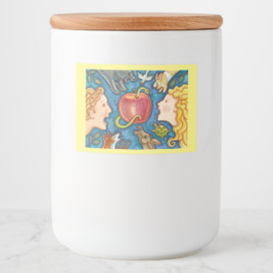 Rótulos Para Comida Adam e de COMIDA E de BEBIDA da véspera FOLHA da