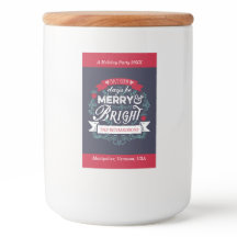 Banner personalizado da tipografia de Natal feliz