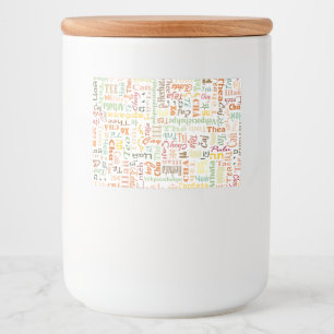 Rótulos Para Comida Chá