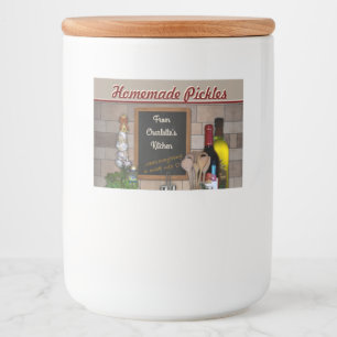 Rótulos Para Comida Da cozinha de… (customizável)