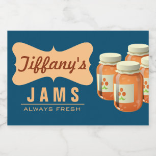 Rótulos Para Comida Geléias Artesanais Marmalade de Laranja Orgâni