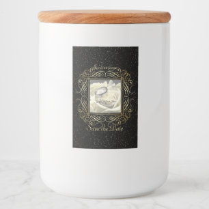 Rótulos Para Comida Salvar o script de pontos de folha ouro legante de