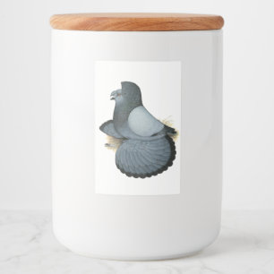 Rótulos Para Comida Trumpeter Pigeon Blue Barless