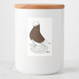 Rótulos Para Comida Tumbler: Balde Vermelho Mufado