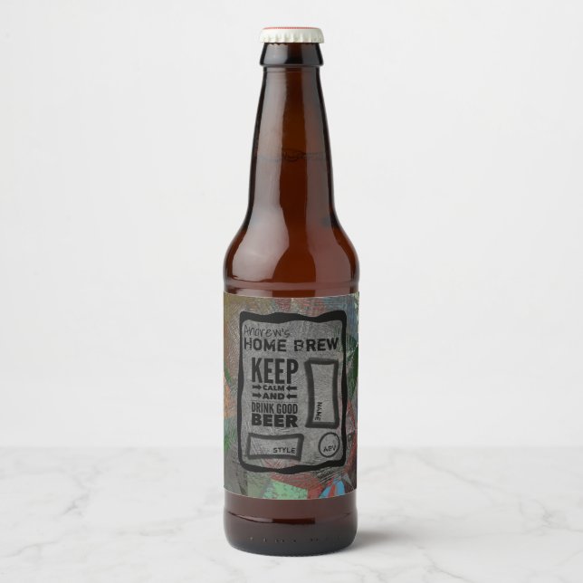 Rótulos Personalizados de Garrafa de Cerveja Casei (Frente)