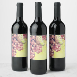 Rótulos Personalizados de Garrafa de Vinho de Vinh