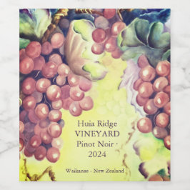Rótulos Personalizados de Garrafa de Vinho de Vinh