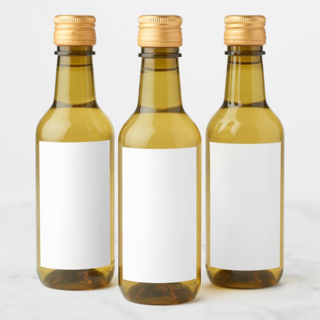 Rótulos Personalizados para Garrafas de Vinho Mini (Garrafas)