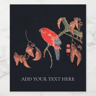 RÓTULOS VINHOS: BLOQUEIO DE MADEIRA JAPONÊS: ITÖ J