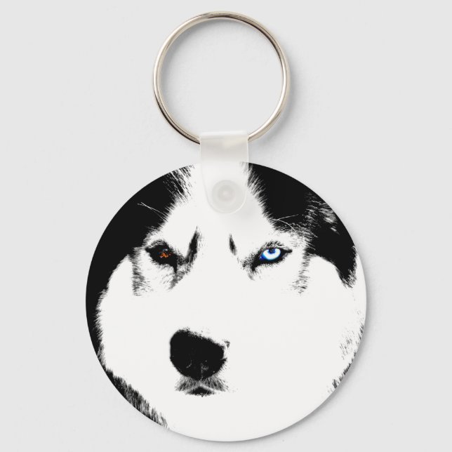 Rouco Chaveiro rouco Malamute Dog Chaveiro Persona (Frente)
