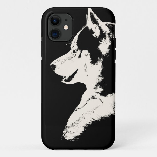 Rouco Dog capas de iphone Rouco Malamute Pup Capas (Verso)
