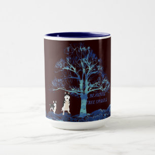 Rouco duas caneca de café tonta.