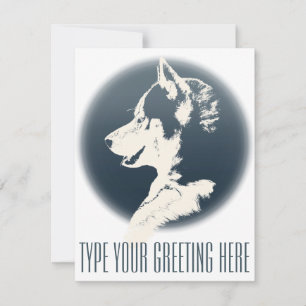 Roucos - Convites Personalizados para o Husky Sibe