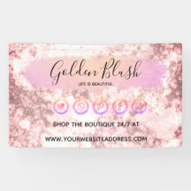 Rouge Corado Aquarela & Moderno Dourado Geométrico