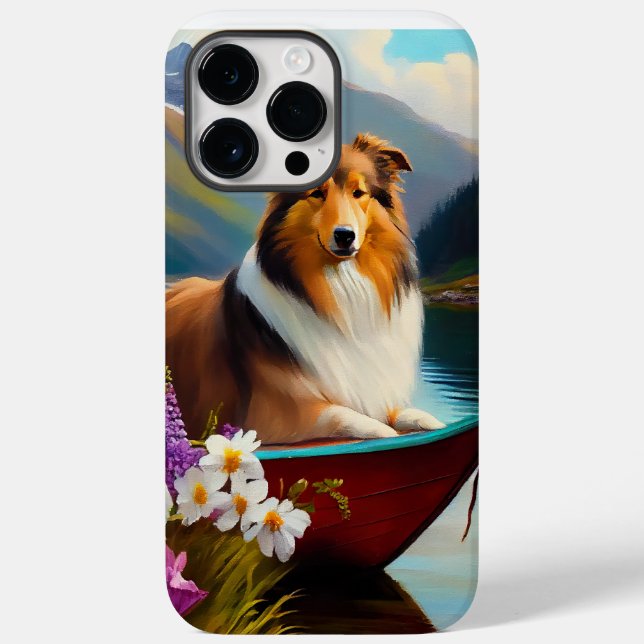 Rough Collie em um Paddle: Uma Aventura Cênica (Verso)