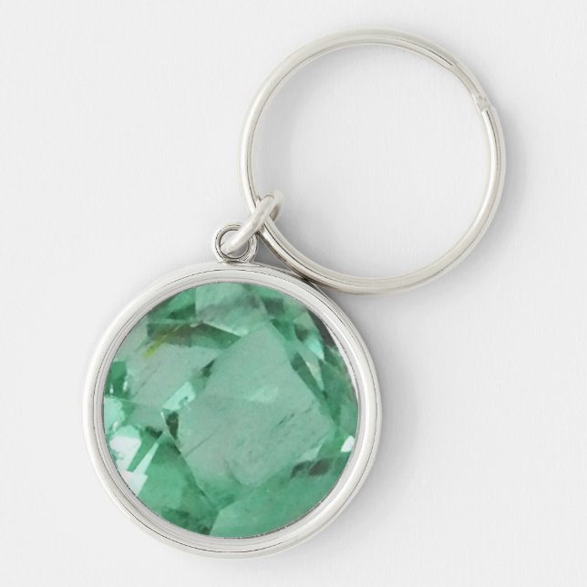 Round Emerald Chaveiro (Frente)