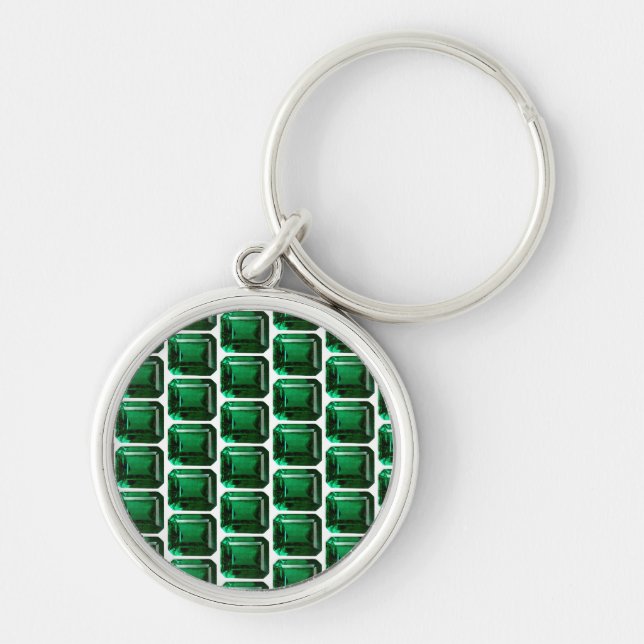 Round Emerald Chaveiro (Frente)