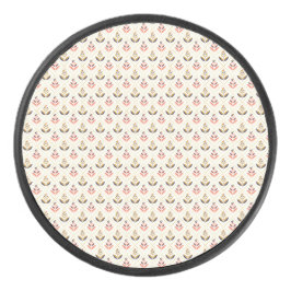 Round stool top with a pattern