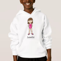 Roupa de banho cor-de-rosa triguenho de SwimGirl