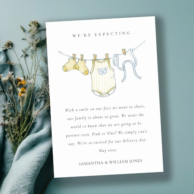 Roupa de Bebê Amarela Simples e Fofa para Anúncio  (Criador carregado)