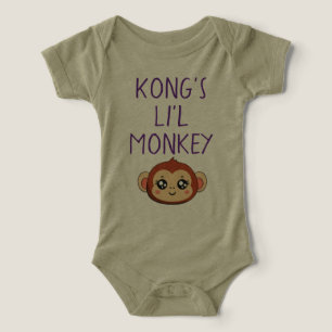 Roupa de Bebê do Macaco do Kong