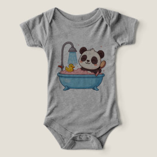 roupa de bebê panda engraçada