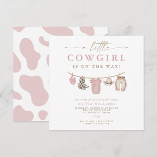 Roupa de Bebê Rosa Linha Pequena Cowgirl Chuvinha