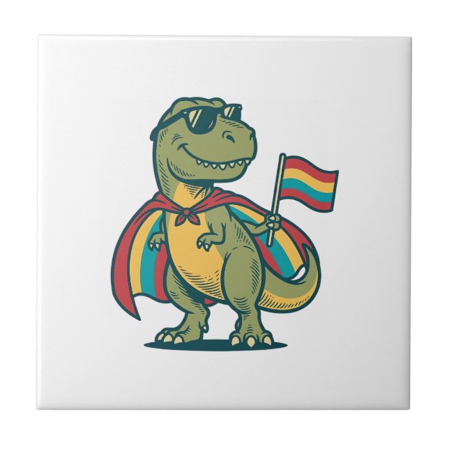 Roupa de Dinossauro Orgulho Fofo em Vetor Design_1 (Frente)