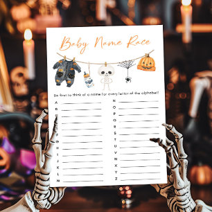 Roupa de Halloween Little Boo Baby Shower Jogo do 