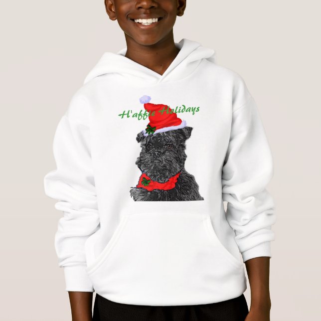 Roupa de Natal Affenpinscher (Frente)