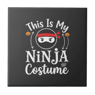 Roupa de Ninja Engraçada Design de Halloween_1